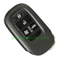 For Honda 4 button Smart Remote Car key with 433MHZ 4A Chip  FCC ID : KR5TP-4