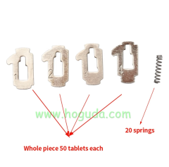 For Subaru TOY43R Car Lock Plate Reed Brass Plate Auto key lock Repair locksmith tools