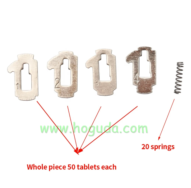 For Subaru TOY43R Car Lock Plate Reed Brass Plate Auto key lock Repair locksmith tools