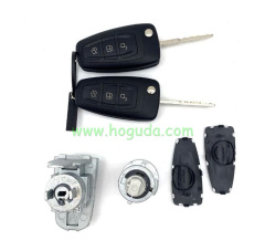 For Ford Focus AM5A R22050 DH/DJ full car door lock set with 2 remote keys