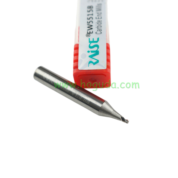 Raise 1.5mm Milling Cutters Carbide Steel For Key Machine φ1.5xD6x40x3F