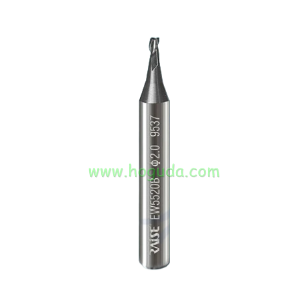 Raise 2.0mm Milling Cutters Carbide Steel For Key Machine φ2.0xD6x40x3F