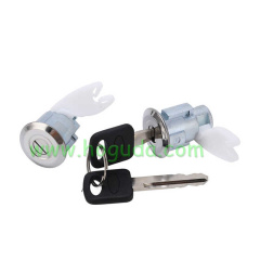 For Ford Front Door Lock Cylinder Barrel Set F3TZ7822050B  5090051‑01 Wear Resistant Robust for Car