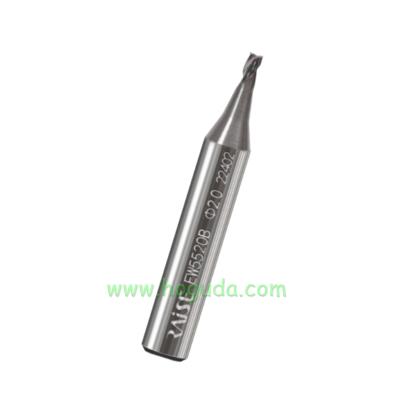 Raise 2.0mm Milling Cutters Carbide Steel For Key Machine φ2.0xD6x40x3F