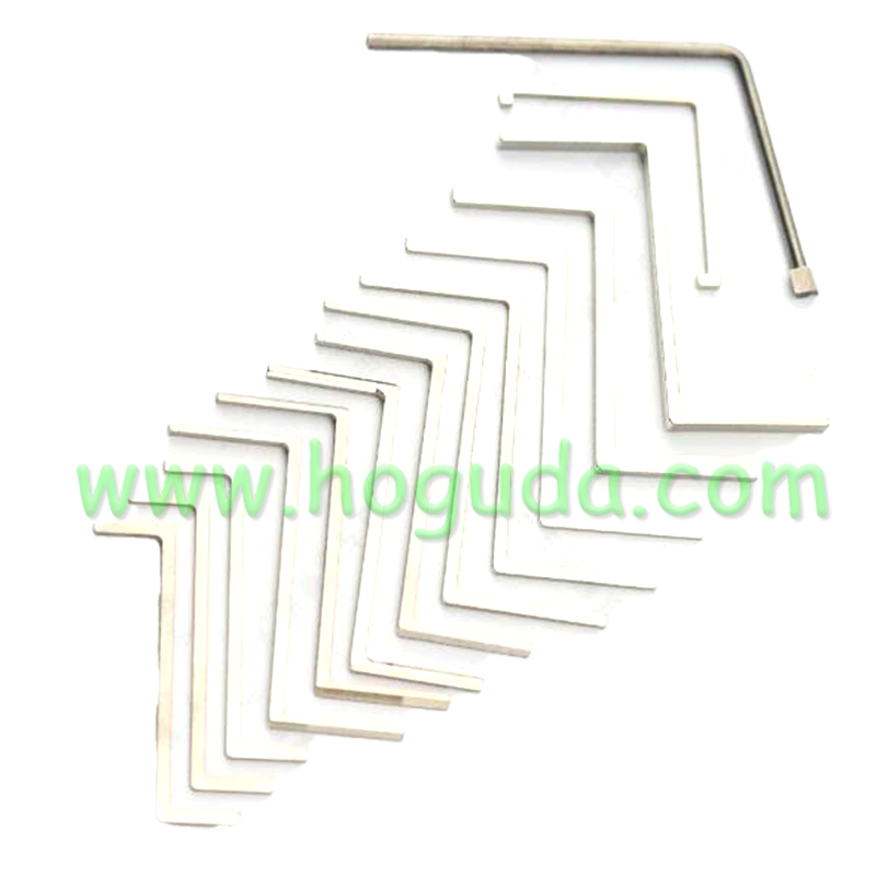 HUK 14PCS Locksmith Tools Set Tension Wrench Push Rod Rotating Rod Tools Locksmith Supply