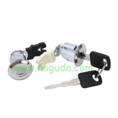 For Ford Car Front Door Lock Cylinder Set XL2Z7821990AC F87Z7821990BA Replacement For Ford E150 E250 E350