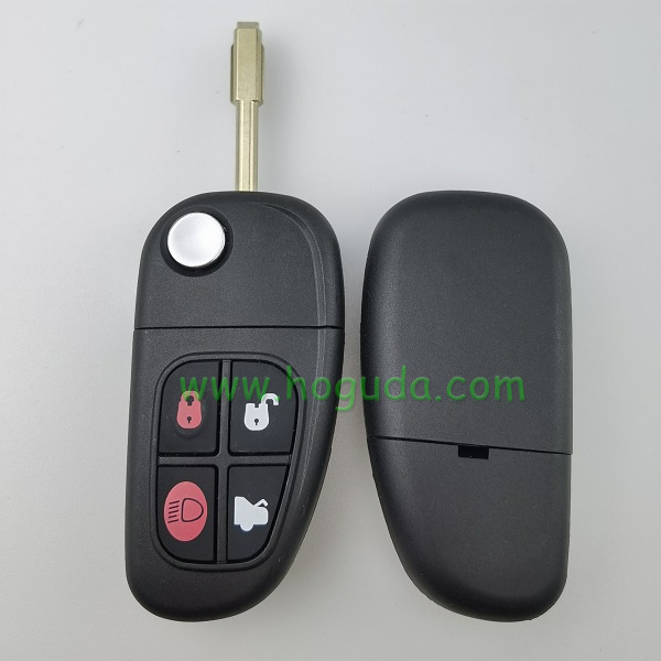 For Jaguar 4 button remote key blank