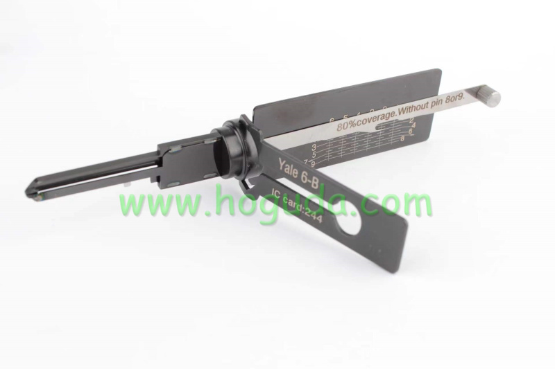Locksmith Tools Yale-6B (6-Pin) 2 in 1 Pick for Yale Door Locks for Residential 2 in 1 tool