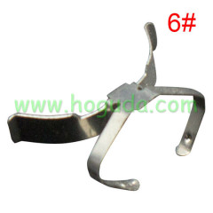 Car key battery clamp for remote key blank 6#