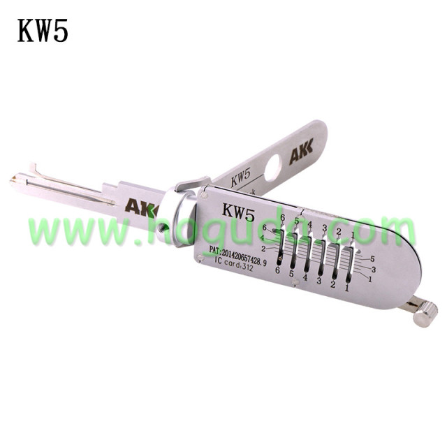 Original AKK Tools KW5 2 in 1 Decoder And Lock Picks Tool