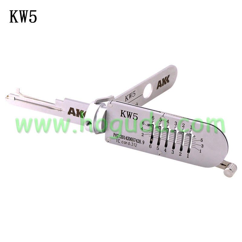 Original AKK Tools KW5 2 in 1 Decoder And Lock Picks Tool