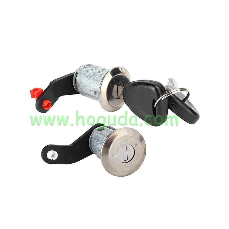 For Renault  New Left Right Car Door Lock Barrel Cylinder with 2 Keys for RENAULT MASTER OPEL MOVANO 1998-2016 OE 7701470944 7701470945