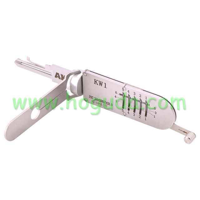 Original AKK Tools KW1 2 in 1 Decoder And Lock Picks Tool