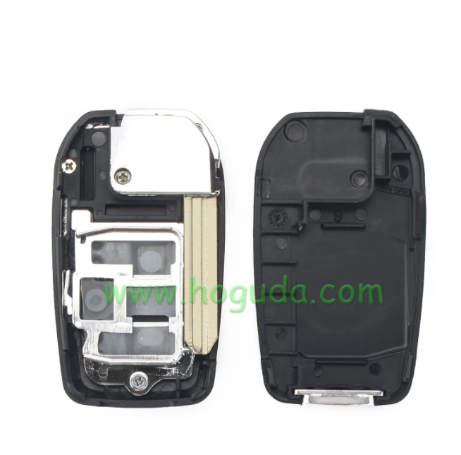 For Toyota Land Cruiser Camry Corolla 3 Buttons Modified Flip Car Key Shell with TOY43 blade