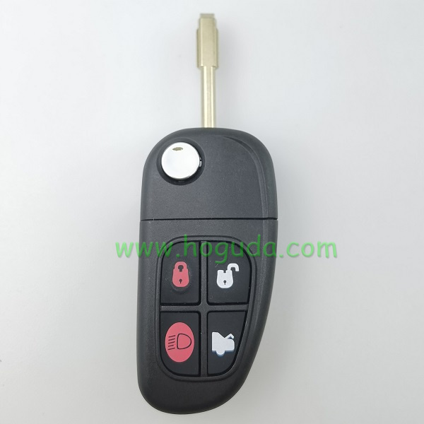 For Jaguar 4 button remote key blank