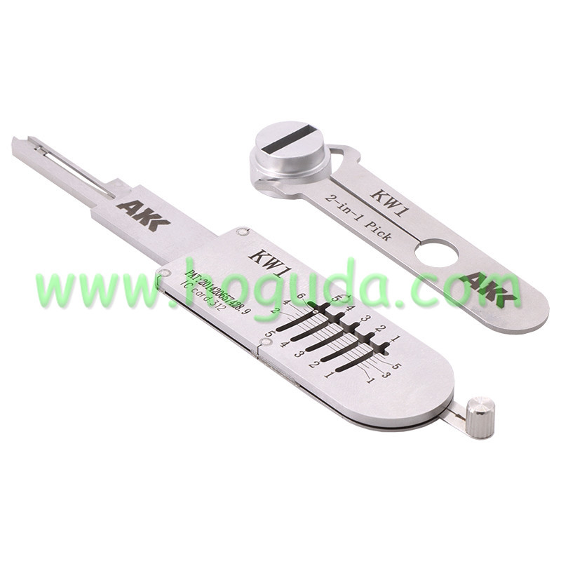 Original AKK Tools KW1 2 in 1 Decoder And Lock Picks Tool