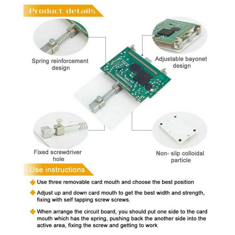Repair Fixture Pcb Bracket Universal Pcb Board Holder Repair Tool Platform Fixed Support Clamp Soldering