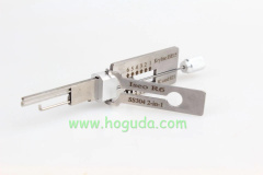 SS304 2-in-1 Decoder for Iseo R6 Locksmith Repairing Tools 2-in-1 Residential Pick &amp; Decoder