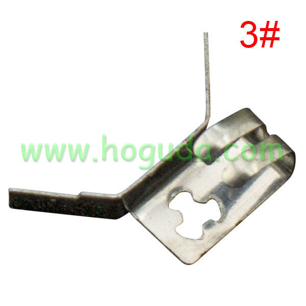 Car key battery clamp for remote key blank 3#