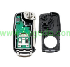 For VW MQB 3 button remote key  with Megamos AES / ID88 chip ASK 433Mhz  FCCID: 5K0837202DH             5K0837202BH