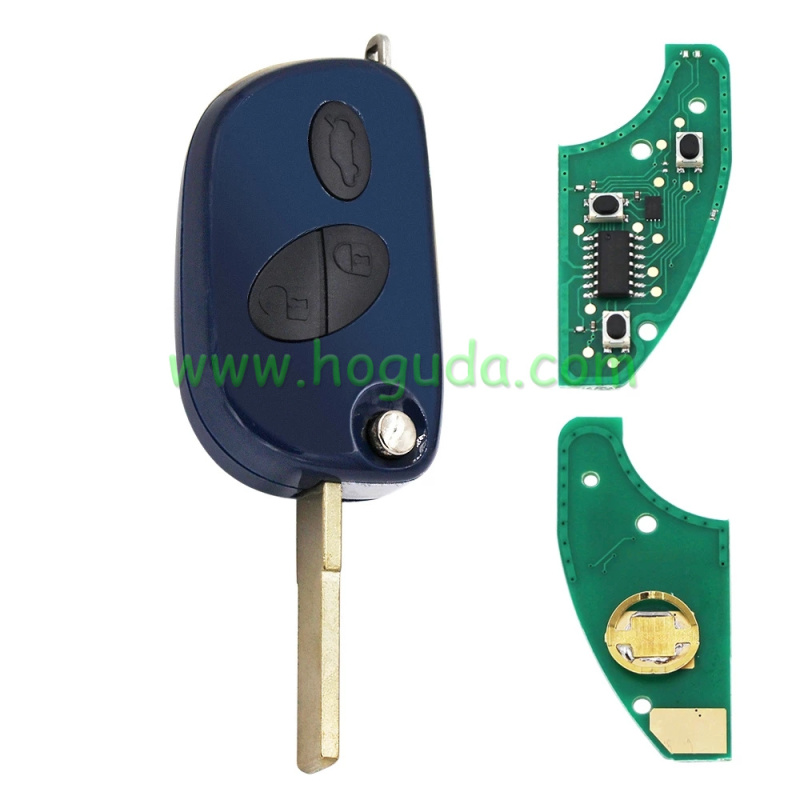 For Maserati 3 button remote key with ID48 Chip 433mhz