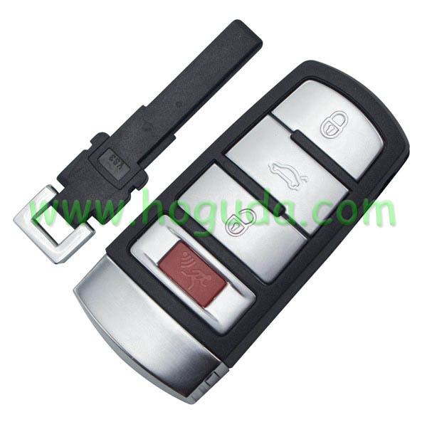 For VW keyless 3+1 button remote key with ID48 chip-315mhz