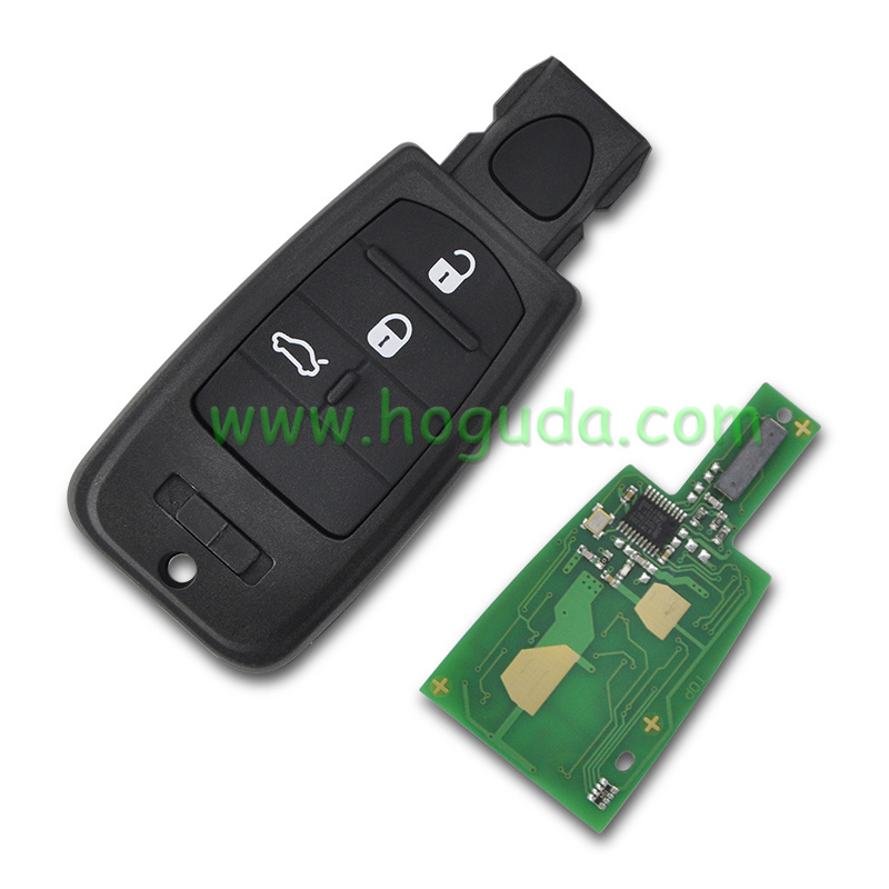 For Fiat 3 button remote key with 433MHZ and 4A PCF7961M