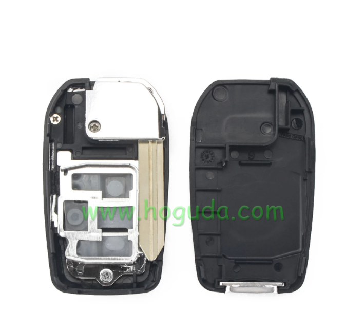 For Toyota Land Cruiser Camry Corolla  2 Buttons Modified Flip Car Key Shell with TOY47 blade