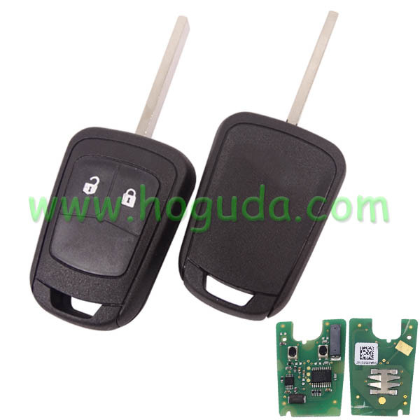 For Opel 2 button remote key with 433mhz chip: 7941A 6225AY52901 FCCID: ZY13246338G PCB is original , shell is OEM. G4 model