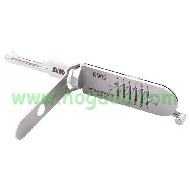 Original AKK Tools KW5 2 in 1 Decoder And Lock Picks Tool