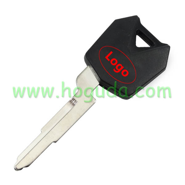 For Kawasaki Motorcycle transponder key bank with right blade （black color)