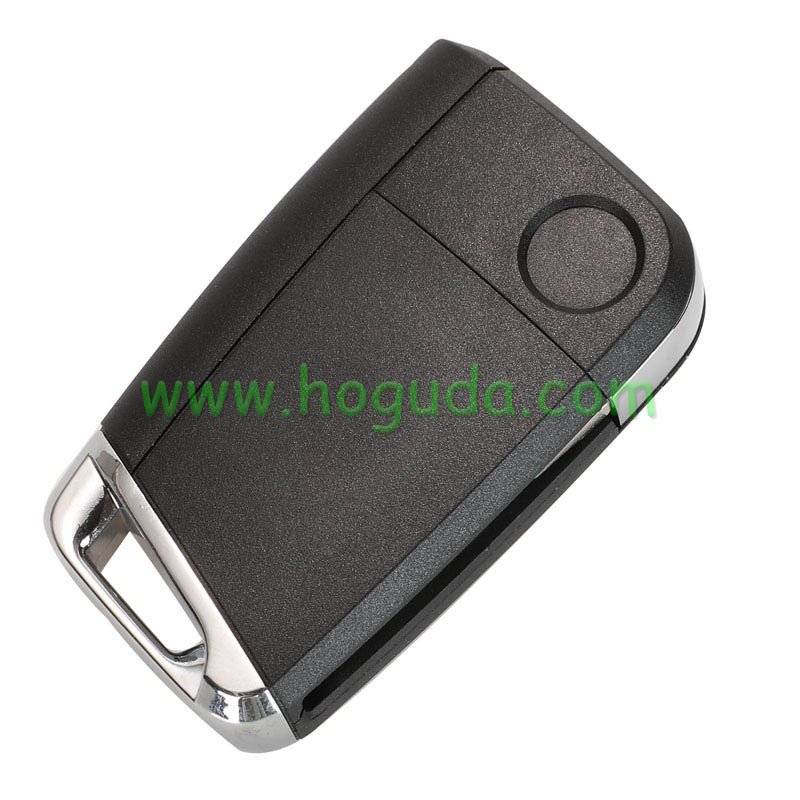 KYDZ For VW keyless MQB platform  3 button flip remote key  with ID48 chip-434mhz HU162T Blade