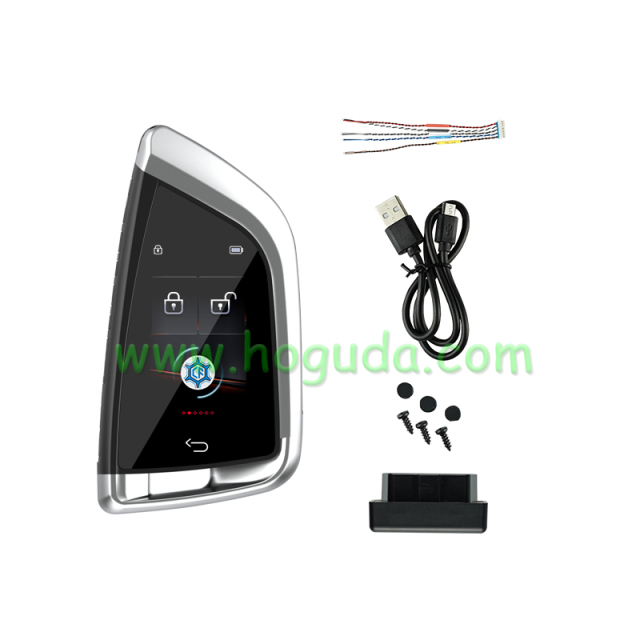 CF568 5 Buttons Universal Modified Smart LCD Key For BMW For Kia For Benz For Ford Keyless Entry Automatic Door Lock English
