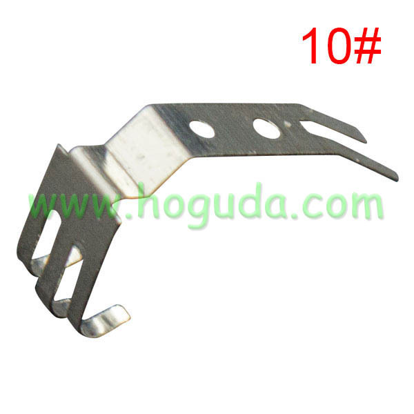 Car key battery clamp for remote key blank 10#