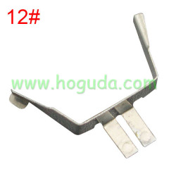 Car key terminal clamp for remote key blank 12#