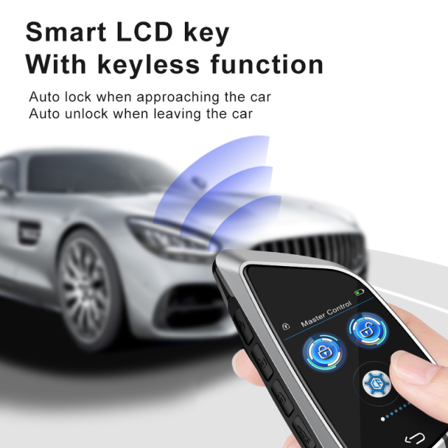 CF588 New for BMW Car LCD Key Smart Modification Universal Remote Control Keyless Comfortable Entry Korean/English