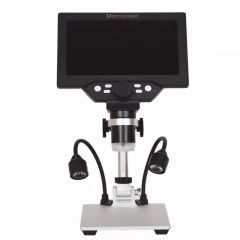G1200D Digital Microscope 12MP 7 Inch Large Color Screen Built-in Lithium Battery 1-1200X Continuous With Light