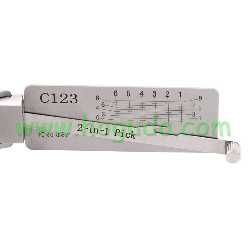 Original AKK Tools C123 2 in 1 Decoder And Lock Picks Tool