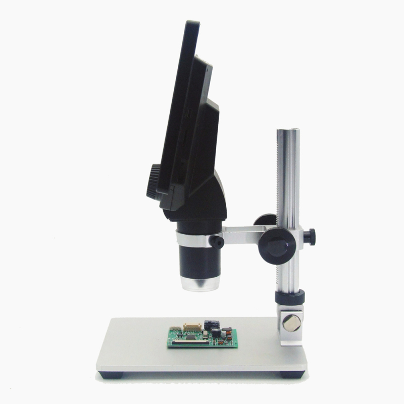 G1200D Digital Microscope 12MP 7 Inch Large Color Screen Built-in Lithium Battery 1-1200X Continuous With Light