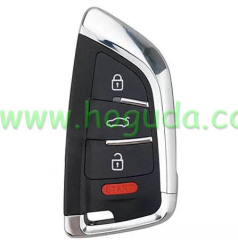 KYDZ smart 4 button remote key with pcf7942 HITAG2 46 chip 433MHZ