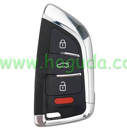 KYDZ smart 4 button remote key with pcf7942 HITAG2 46 chip 433MHZ