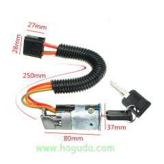 FOR RENAULT CLIO MK2 1998-2005  IGNITION BARREL SWITCH WITH TWO KEYS OE: 7701471098 7701469419 7701471220