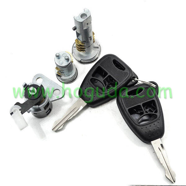 Chrysler full set lock (ignition lock and left door lock and right door lock)