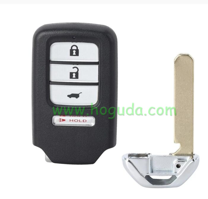 For Honda 3+1 button smart remote key with 433.92MHZFSK  NCF2951X / HITAG 3 / 47CHIP FCC ID:ACJ932HK1310A ​​​​​​P/N: 72147-SZT-A01 For Honda CR-Z 2016-2017
