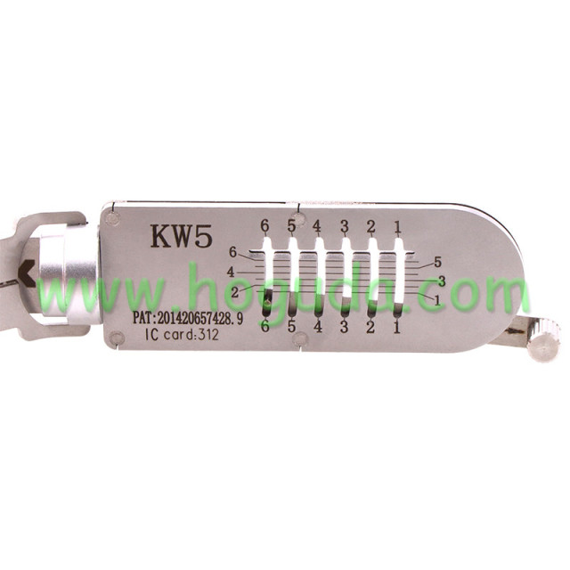 Original AKK Tools KW5 2 in 1 Decoder And Lock Picks Tool