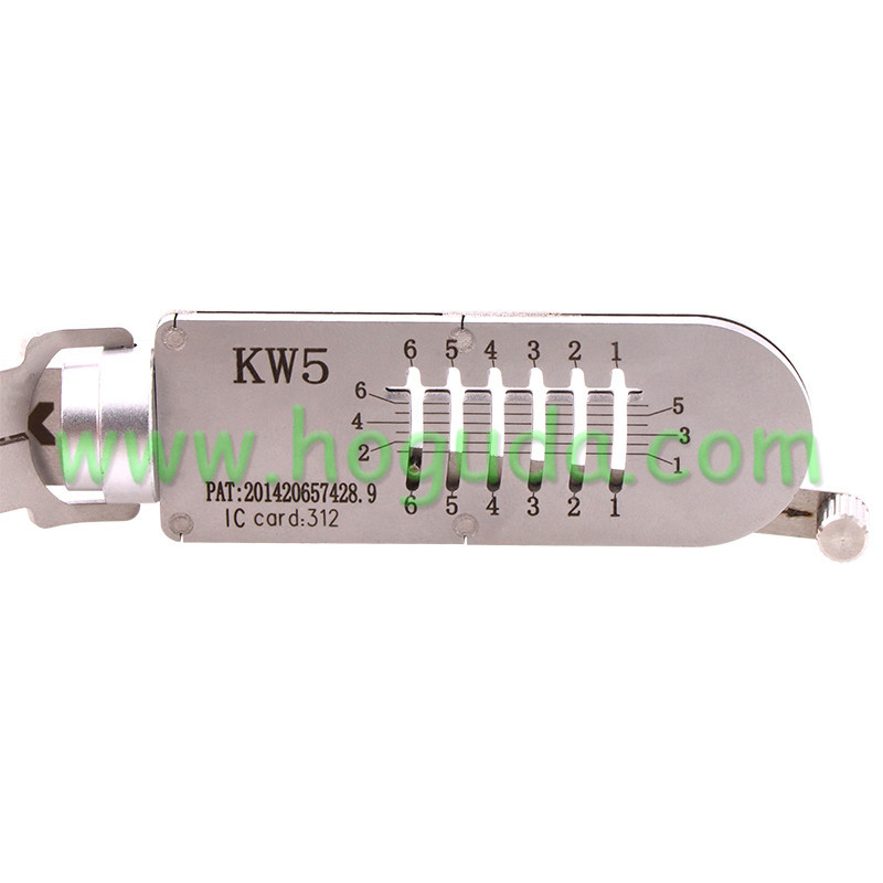 Original AKK Tools KW5 2 in 1 Decoder And Lock Picks Tool