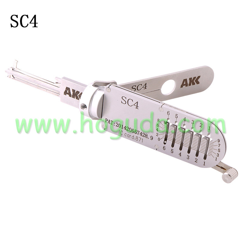 Original AKK Tools SC4 2 in 1 Decoder And Lock Picks Tool