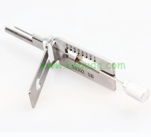 SB SS302 2-in-1 tool for open and reading  Decoder for Locksmith Repairing Tools 2-in-1 Residential Pick & Decoder