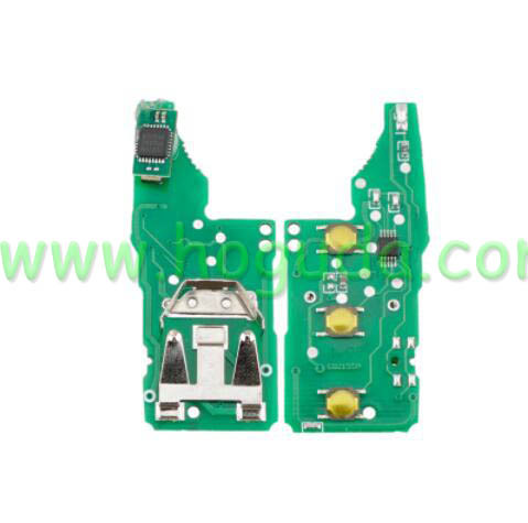 For VW MQB 3 button remote key  with Megamos AES / ID88 chip ASK 433Mhz  FCCID: 5K0837202DH             5K0837202BH