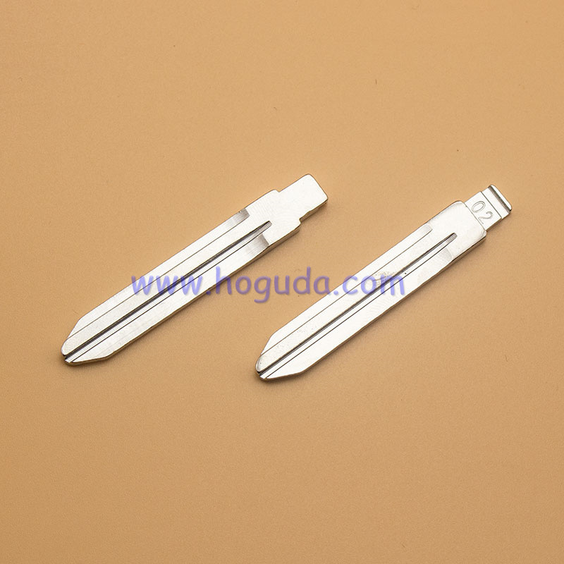 For Toyota Remote Key Blade 02A# Short Blade